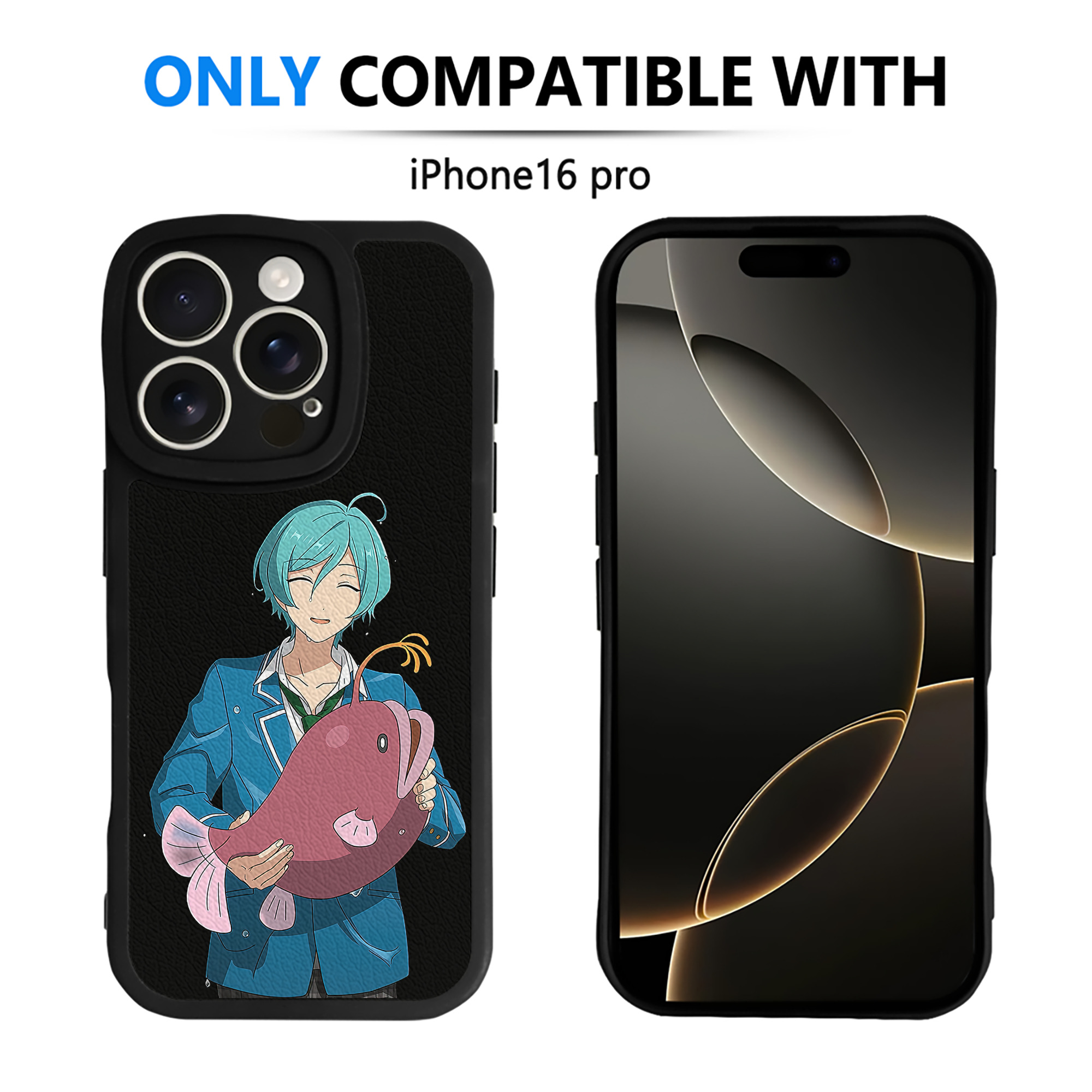 （画像用） あんさんぶるスターズ! Ensemble Stars 【iPhone 16シリーズ対応】シリコンスマホケース（レザー調） 材質：シリコン